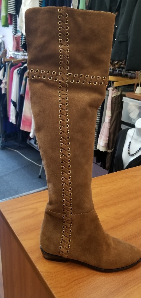 Michael Kors Brown Leather Boots
